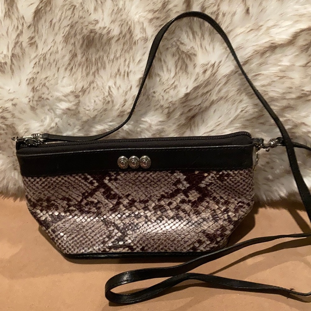 Brighton One World Python Crossbody Bag - image 2